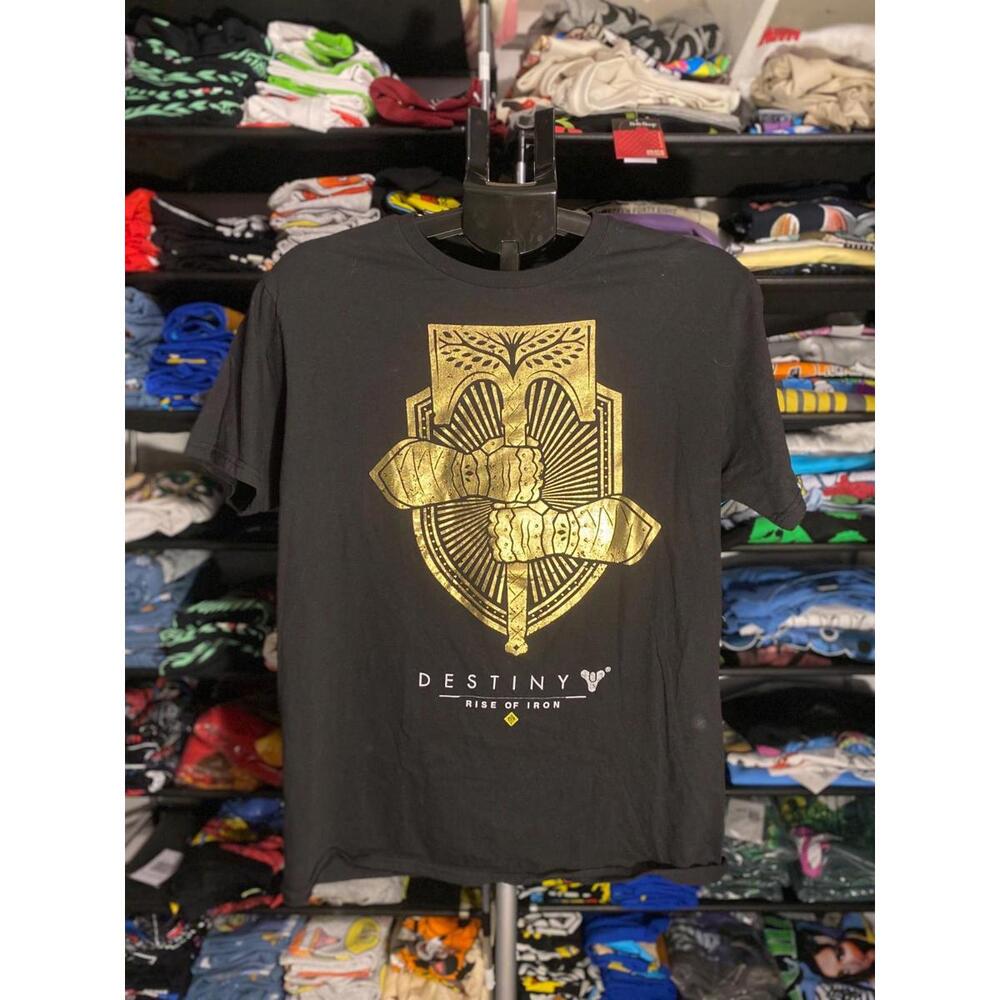 Destiny Rise Of Iron GameStop Exclusive Video Game T Shirt Black Size L